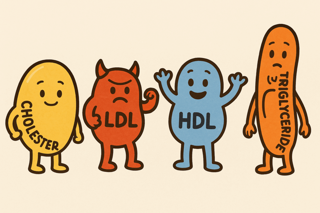 คอเลสเตอรอล LDL HDL Triglycerides