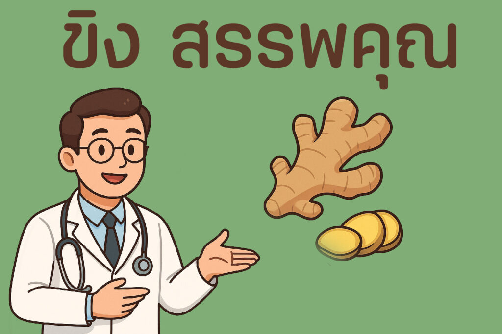 ขิง สรรพคุณ