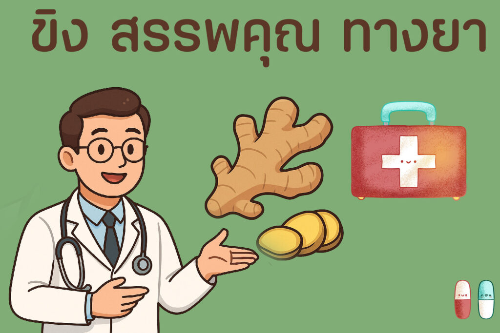 ขิง สรรพคุณ ทางยา