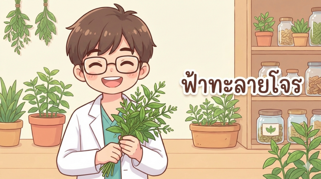 ข้อมูลพื้นฐานฟ้าทะลายโจร และสรรพคุณ