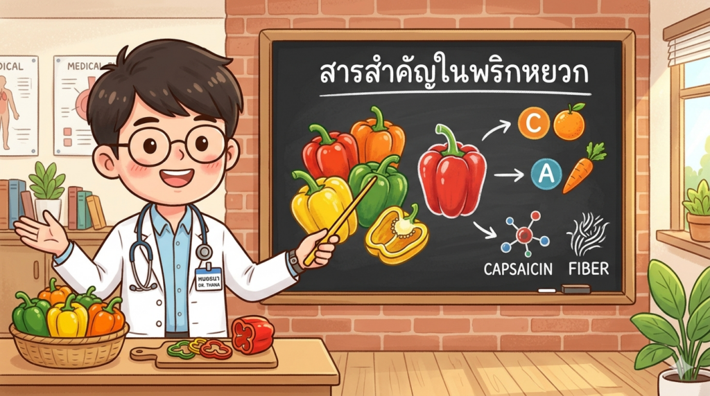 สารสำคัญในพริกหยวก