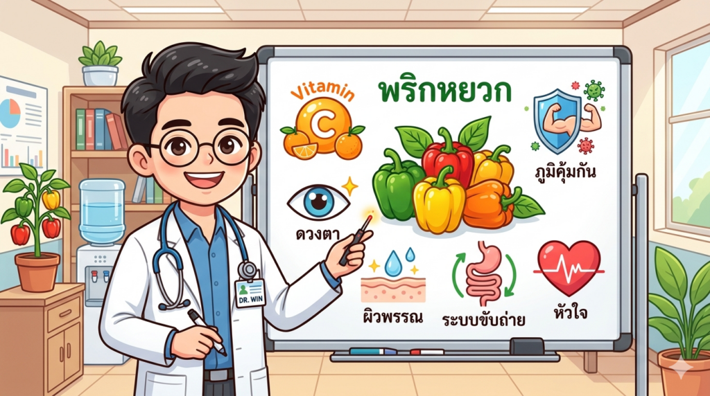 สรรพคุณพริกหยวก ที่มีหลักฐานรองรับ